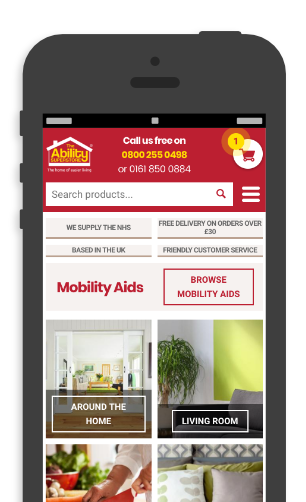 Ability Superstore Mobile Homepage